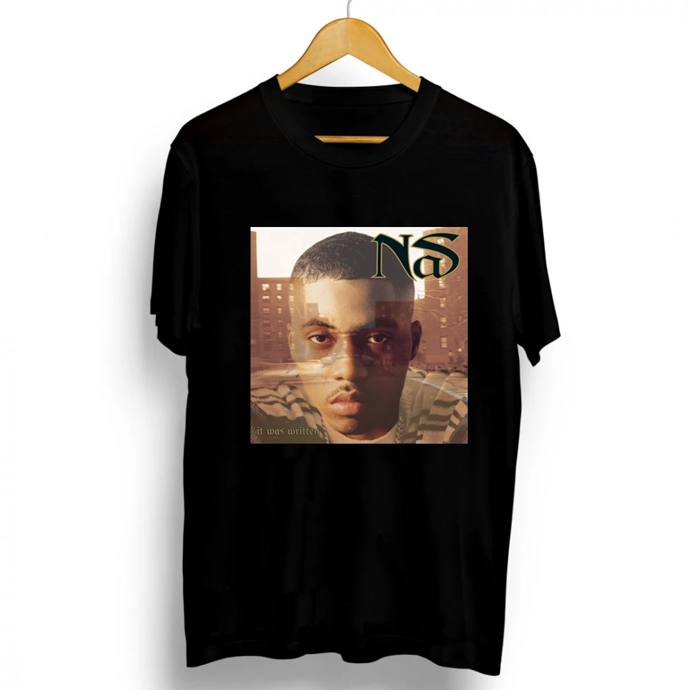 T Shirt for Men Fashion Tops Rapper Nas Illmatic Graphics Print T-Shirt Short-Sleeve Boy Tees Harajuku Summer Tshirts XS-3XL