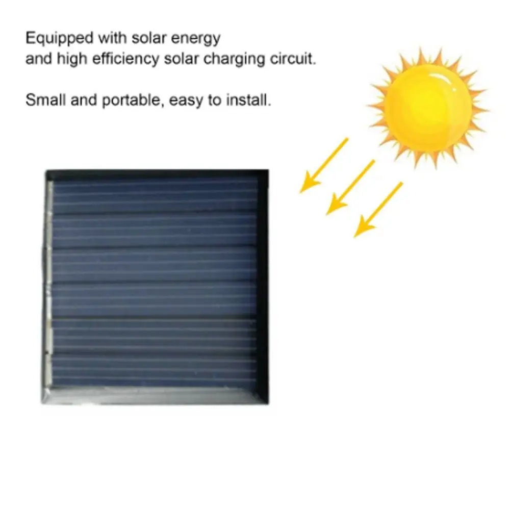 2 Pcs Durable 3V 60mA Micro Solar Panels 40x40mm Mini Solar Cells Solar Panels DIY Electric