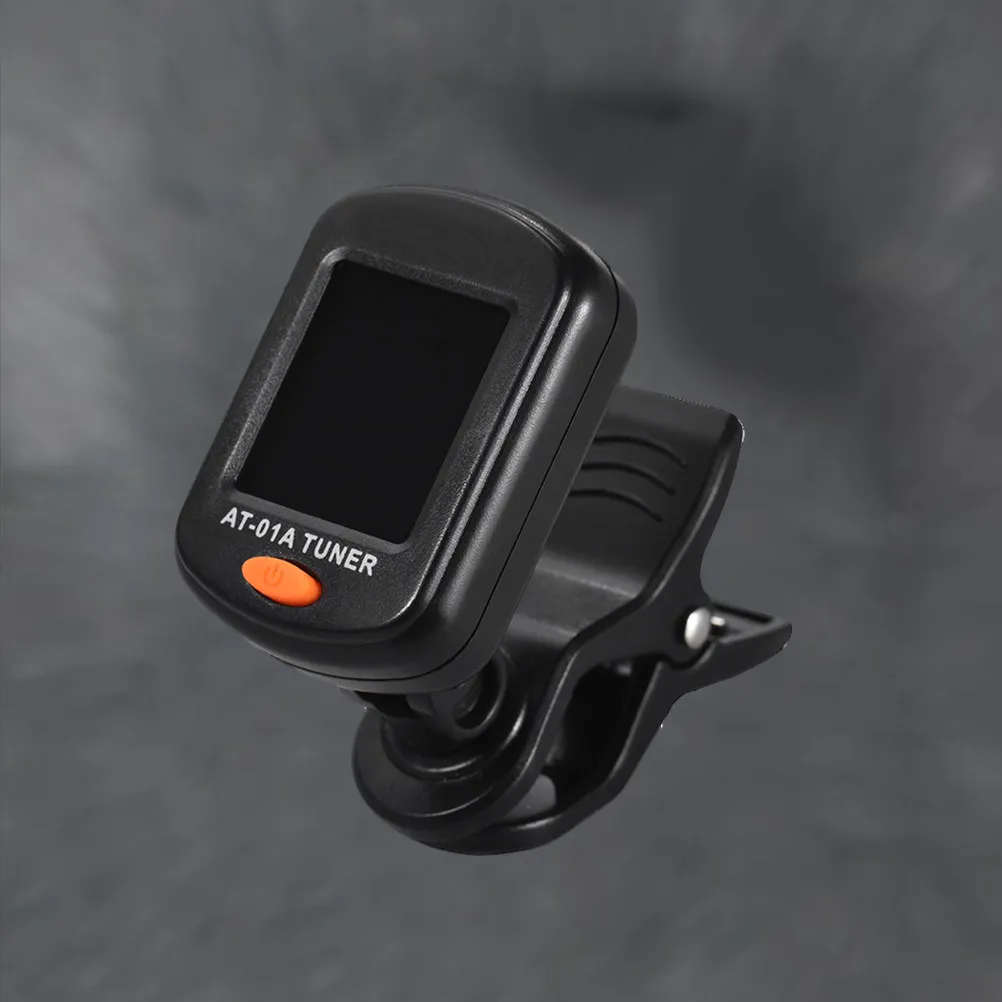Precision Clip-on Guitar Tuner for Bass Ukulele Violin with 5 Tuning Modes C Compact Universal Electronic view 2