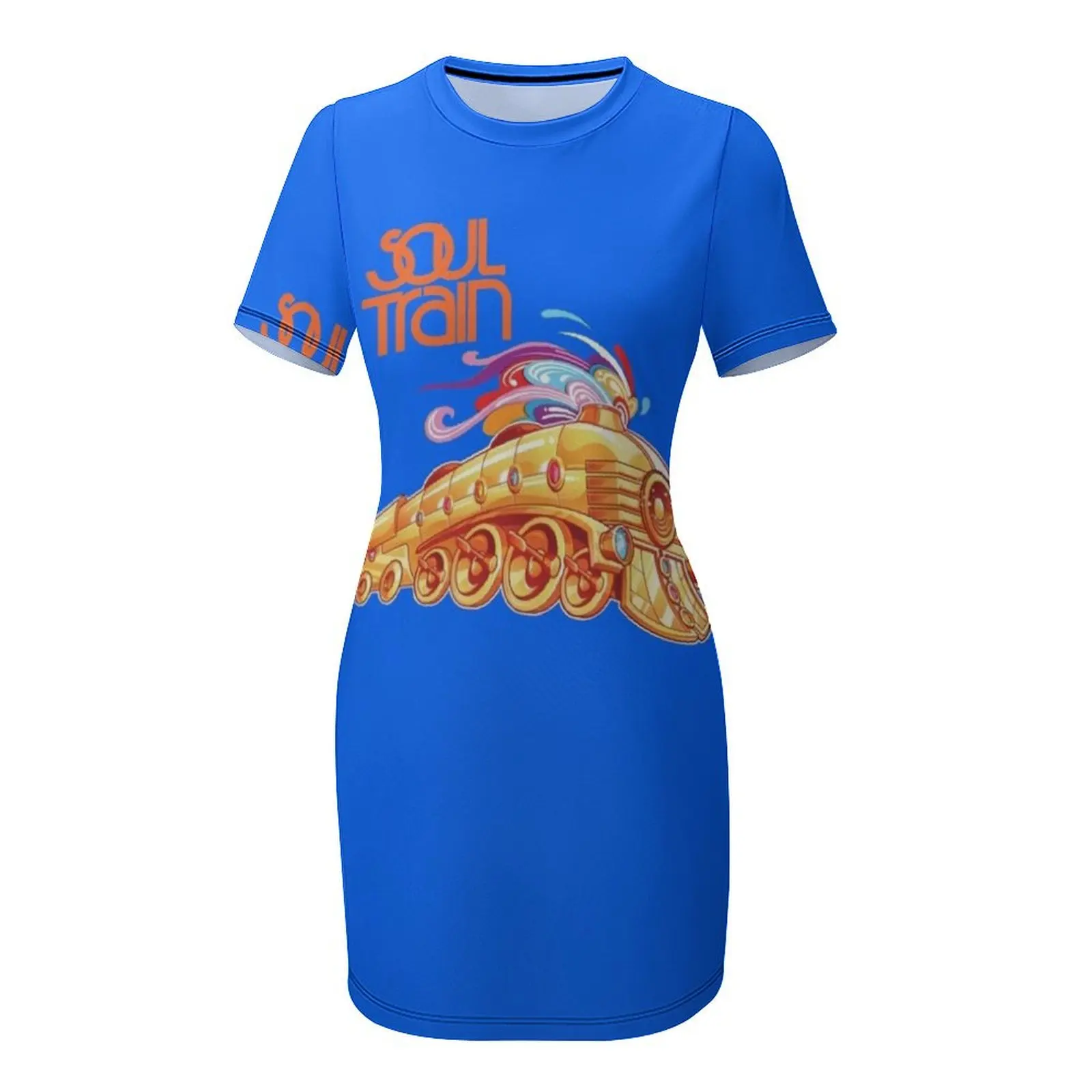 Soul Train Logo Essential T-Shirt Kurzarm Kleid Damen bekleidung Sommer Neuheiten