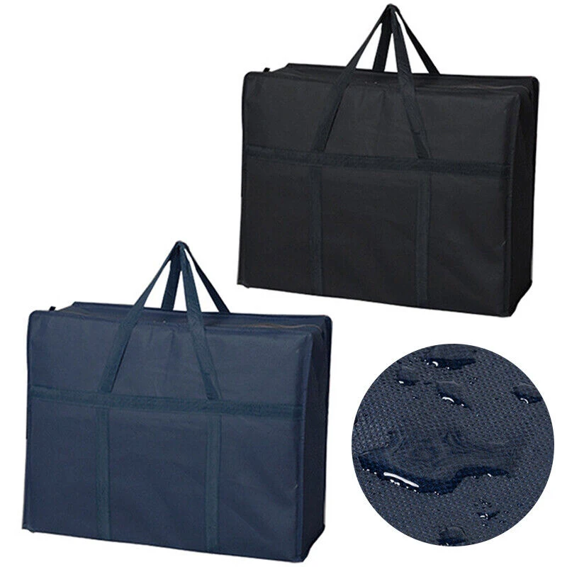 Black Heavy Duty Waterproof Oxford Cloth Storage Bag Garden Furniture Set Covers Outdoor Cushion folding Chair Scooter Organizer