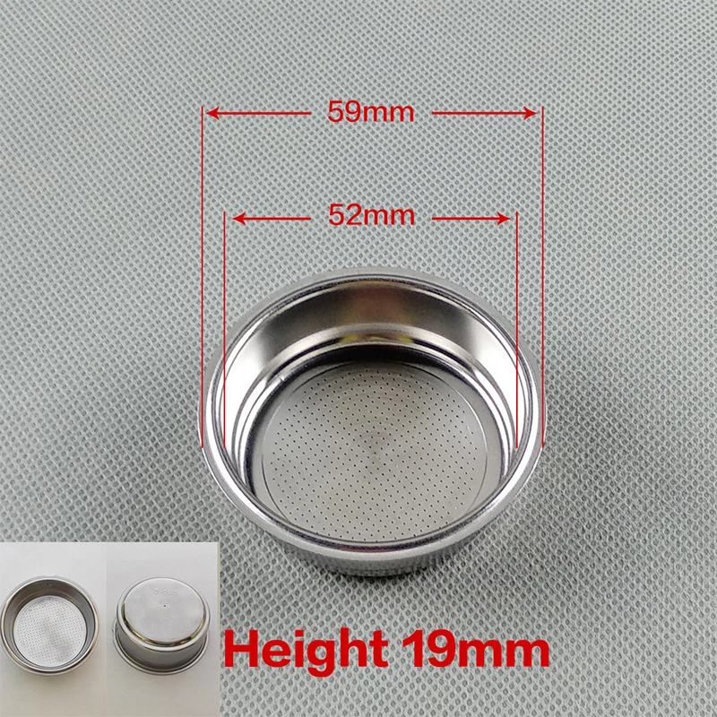 Coffee Bottomless Portafilter 51mm For Delonghi EC680 EC685 Replacement Filter Basket Espresso Machine Accessory Barista Tools