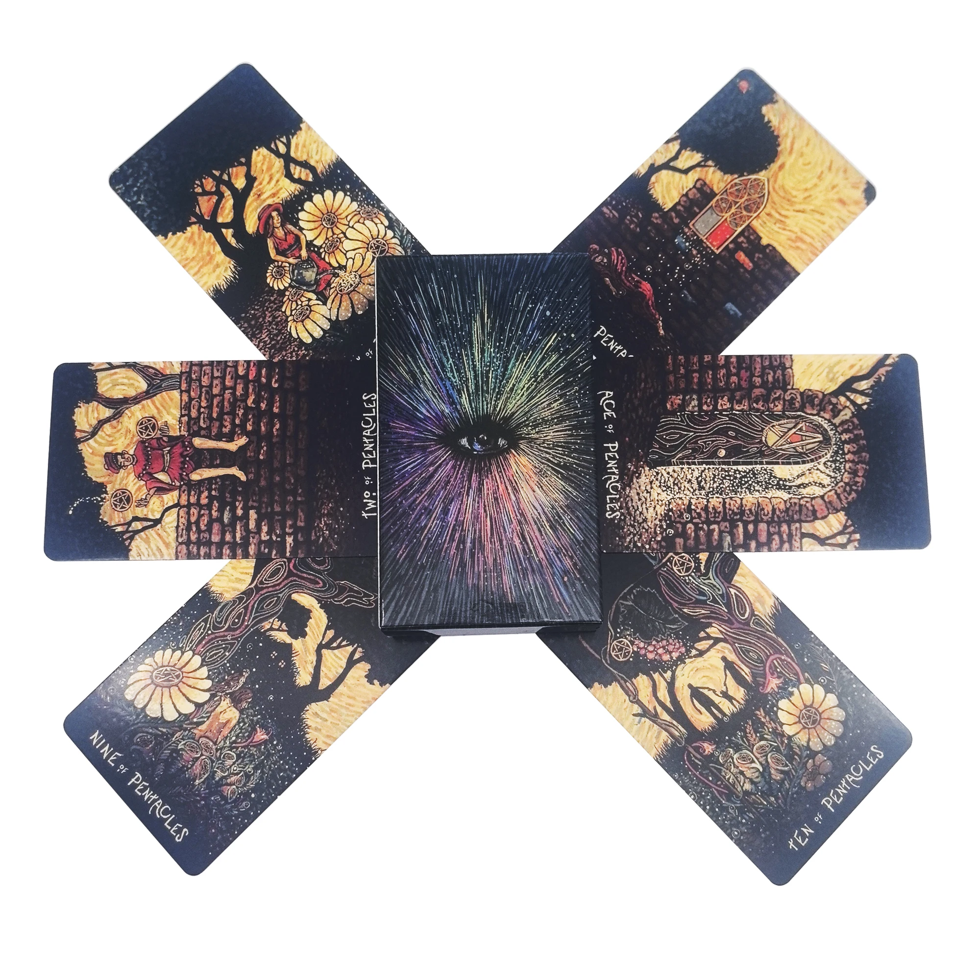 

Tarot Cards Astrologers Mysterious Destiny Divination Playing Cards Children Adults Kid Board Game Toys Birthday Gift