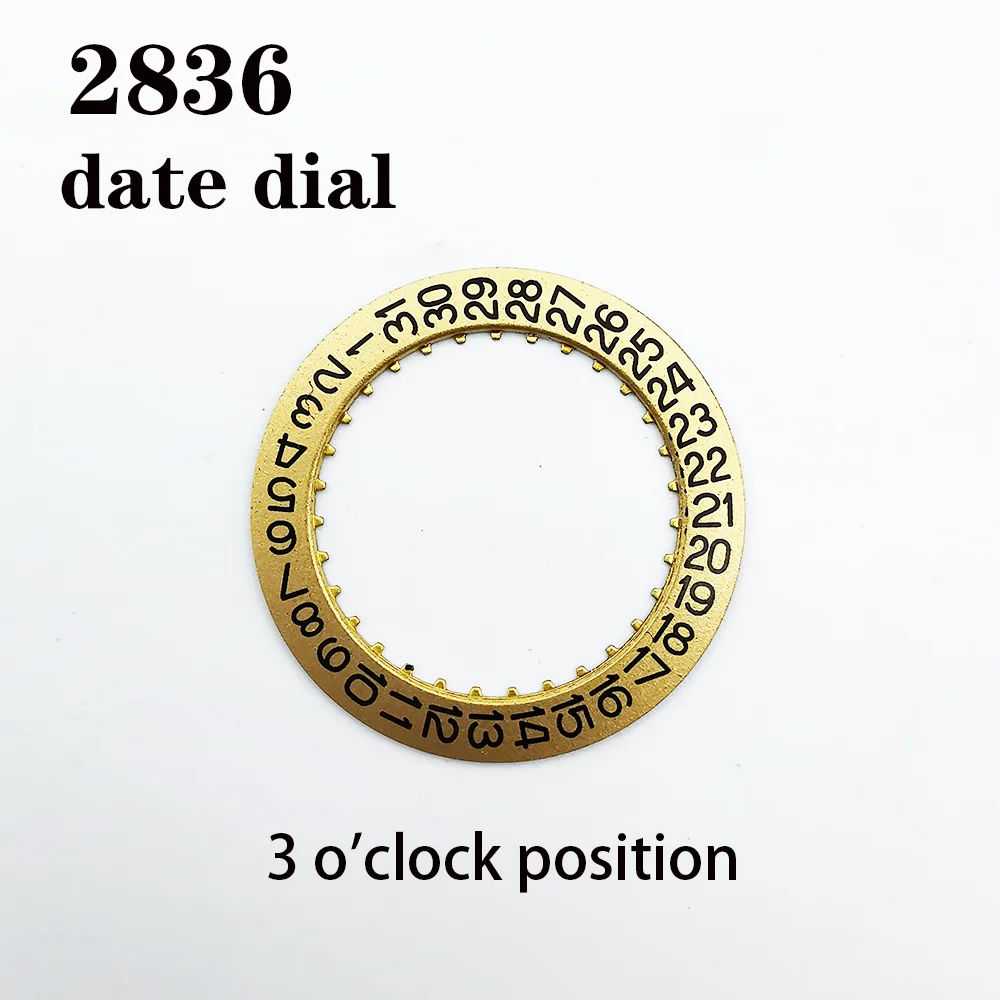 

Watch Accessories Calendar Disc Suitable for 2836 Movement Watch Repair Parts Calendar Disc three Point Position