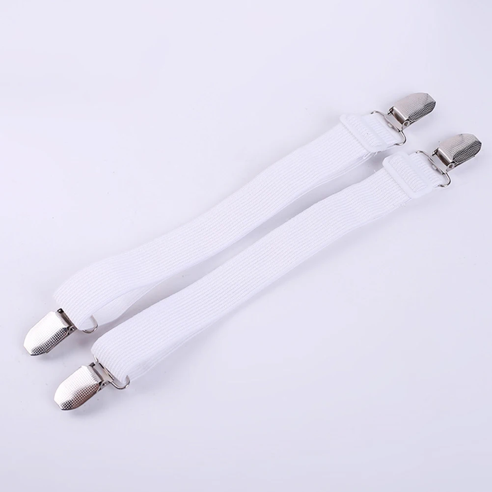 

8 Pcs Bed Sheet Clips Elastic Fasteners 35cm x 2cm Sturdy Gripper Mattress Cover Holder Keeps Sheets In Place Home Storage
