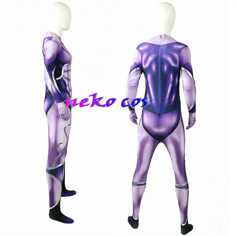 Disfraz de Cosplay de Nekocos Star Platinum de Jojo Parte 3 Kujo Jotaro Stand THE STAR, Mono de cuerpo entero
