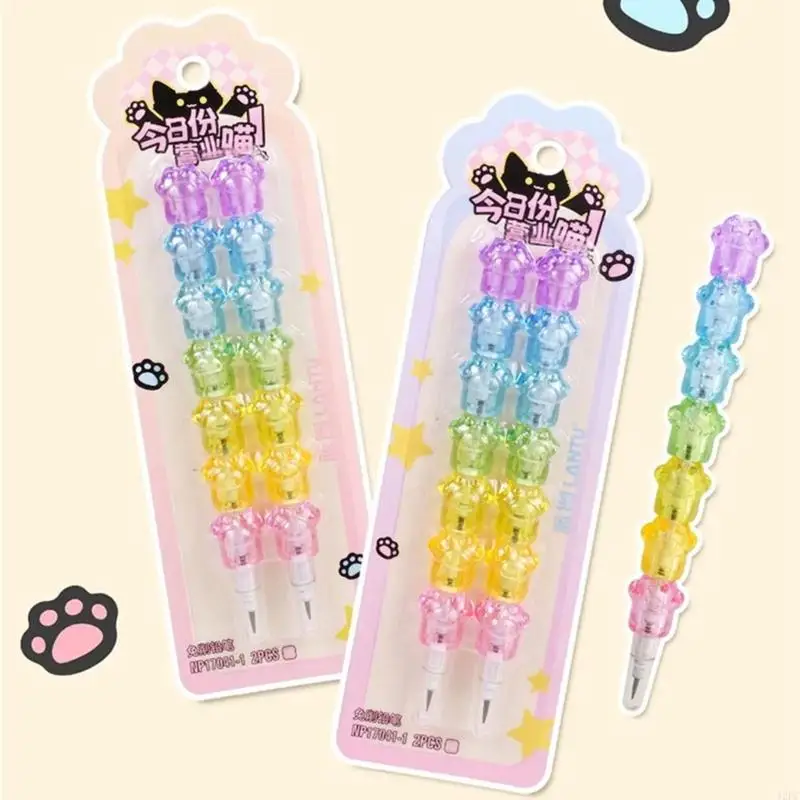 J2FC Building Blocks Pencil Pre Sharpened Tip Writing Pencil for Kid Student Writing