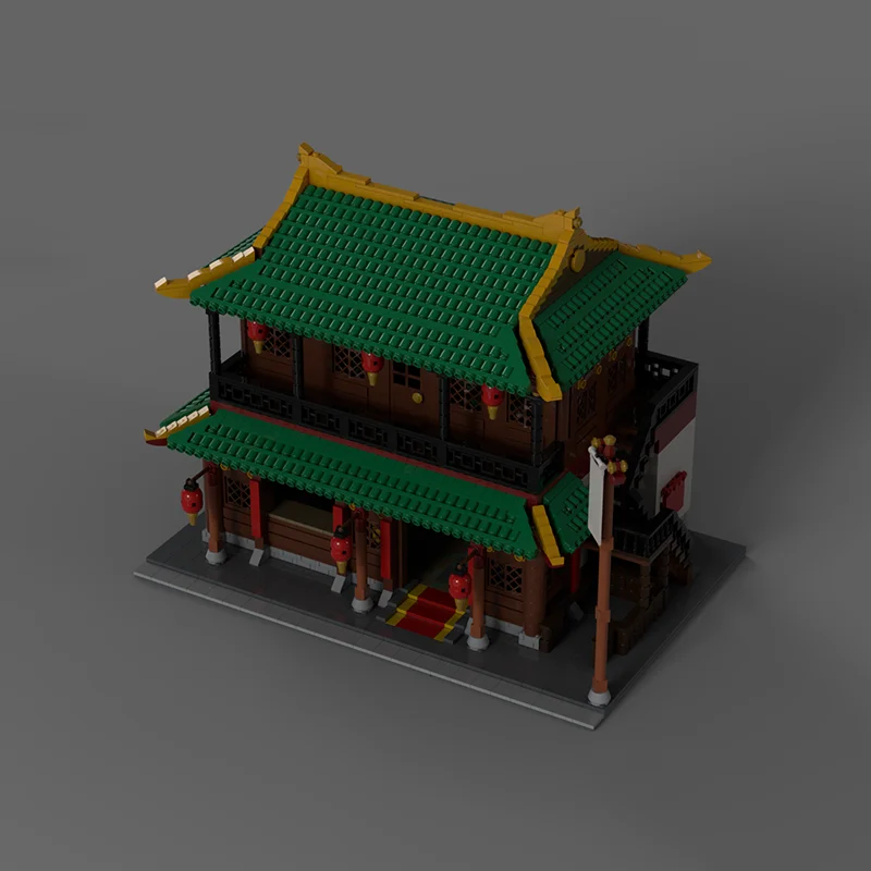 Modular City Building Model Moc Building Blocks China House Model Technology Bricks Famous Sence DIY Assembly Holiday Toy Gifts