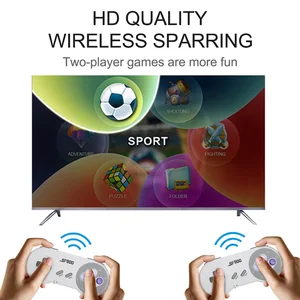 HD video game consoles for nes and snes, wireless controller, super nintendo, 16 bit game stick, 4700 retro games, SF900 10 Main Sales Control Super Nintendo - №1