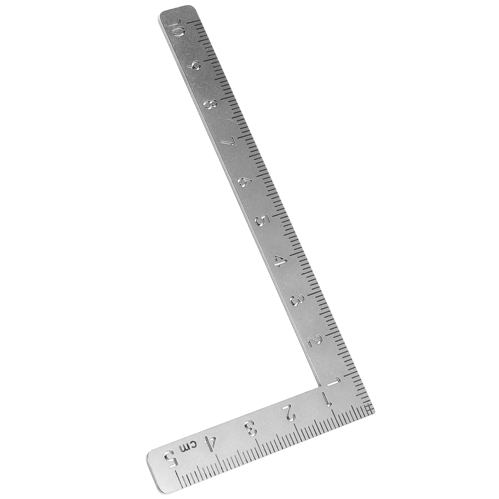 Durable Stainless Steel Woodworking Ruler Carpenter Square Protractor Measuring Tool Portable Accurate Multifunctional