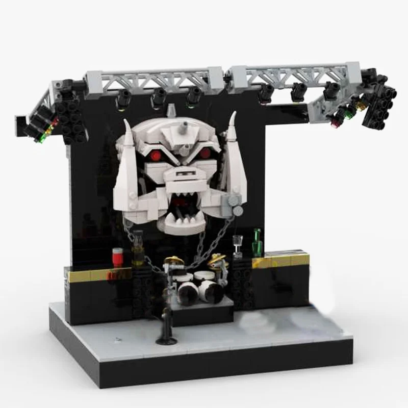 740pcs Moc Creative Motorhead Stage Set Scenario Model Building Blocks DIY Assembly Bricks Toys Kids Aldult Christmas Gifts