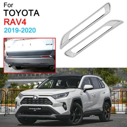 Exterior traseiro luz de nevoeiro capa guarnição foglight capa lâmpada adesivos para toyota rav4 xa50 acessórios 2019 2020 2021 2022 2023