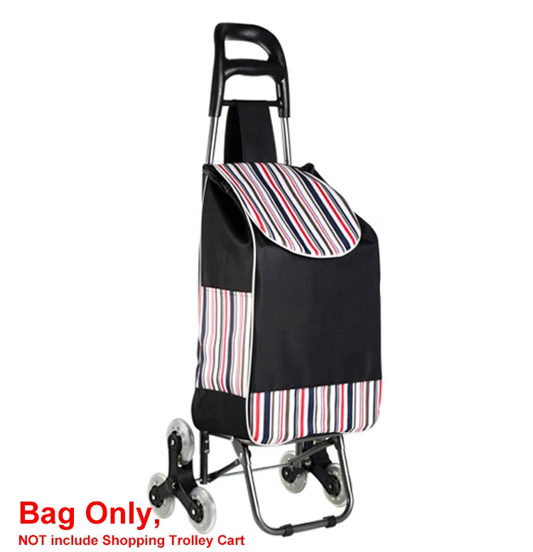 Foldable Shopping Trolly Carriers, Cart Bag Only, Pulling Trolley, Shopping Cart, Hand Trucks, Luggage, Grocery Storage