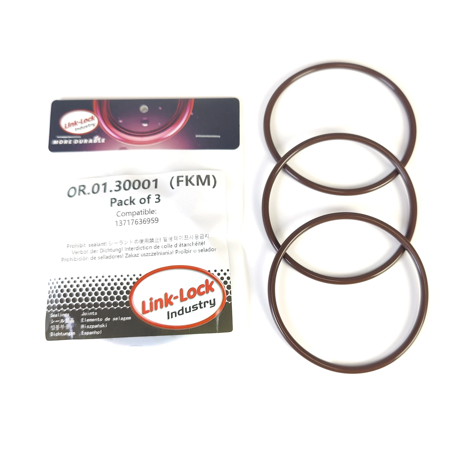 3PCS Fkm Viton OR.0…