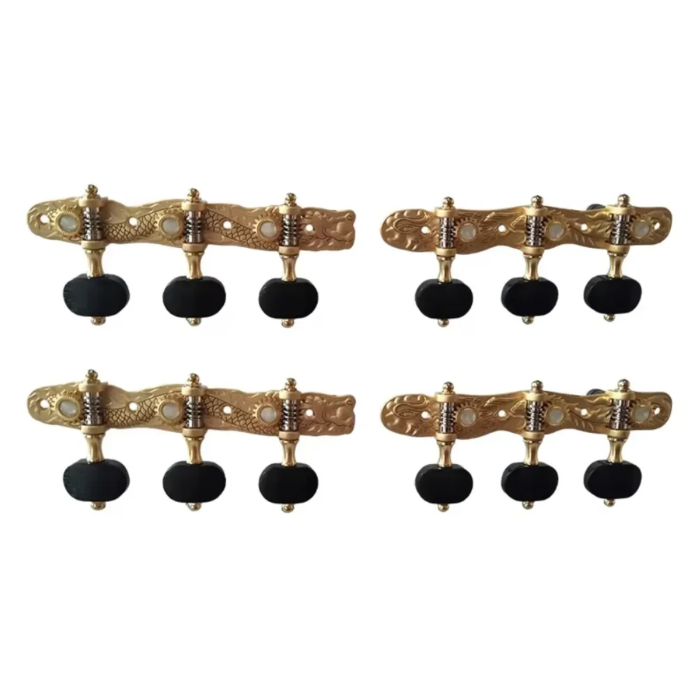 Made in China Wholesale Gold Plate Classical Guitar Tuner High Quality Nylon String Spanish Guitar Accessories Head