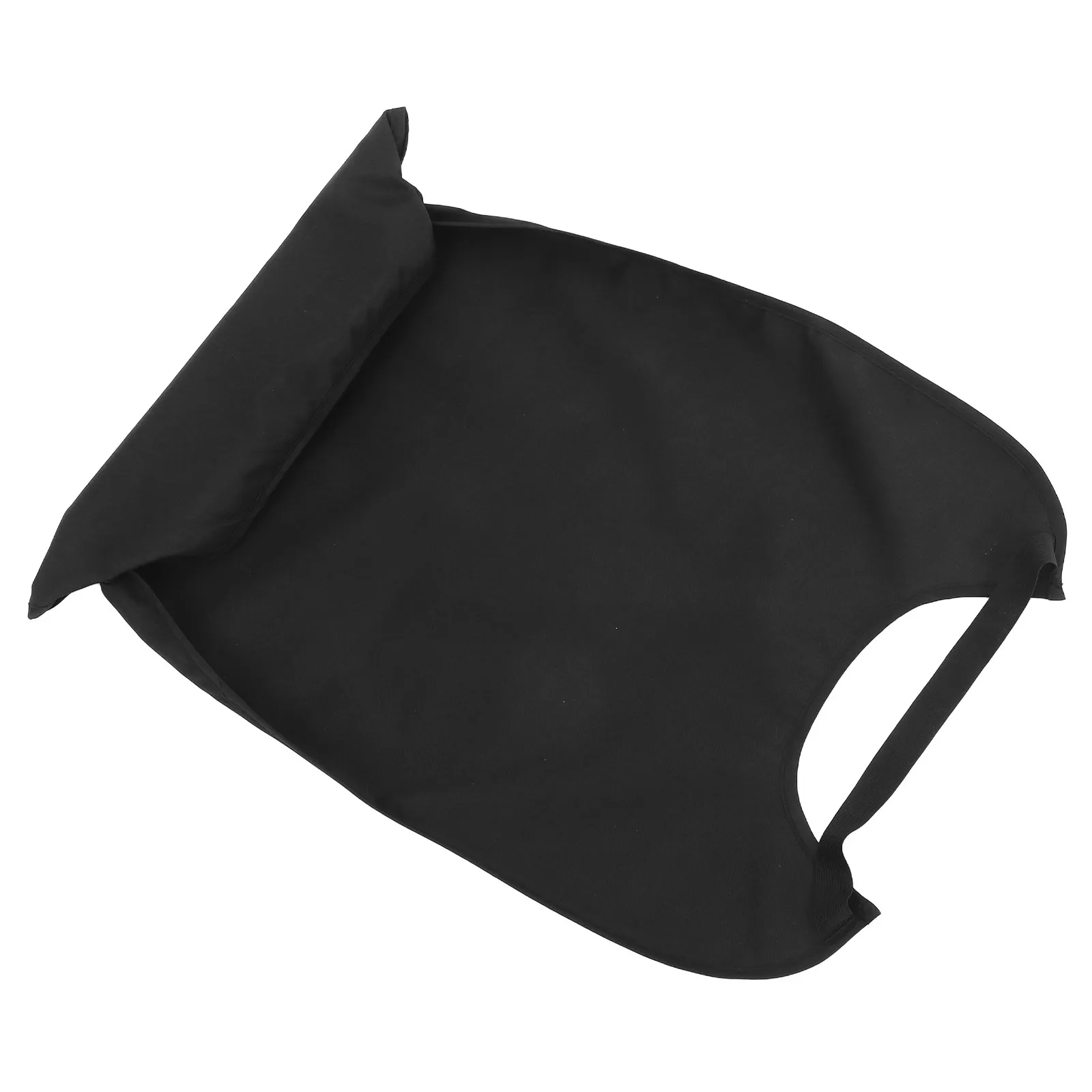 

Elderly Halter Bib Adult Food Catcher Single Layer Black Polyester B ana Waterproof Elastic Crumb Collector Senior Disabled