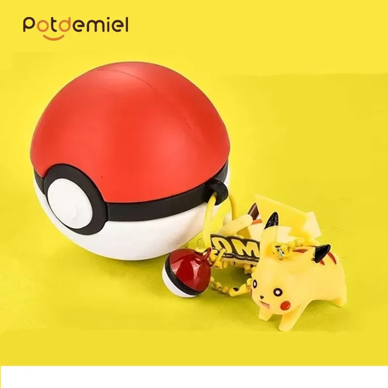 Potdemiel Pokemon Pikachu Earphone Case for Samsung Galaxy Buds Core/Live/Pro/FE Silicone Wireless Earbuds Cover With Keychain