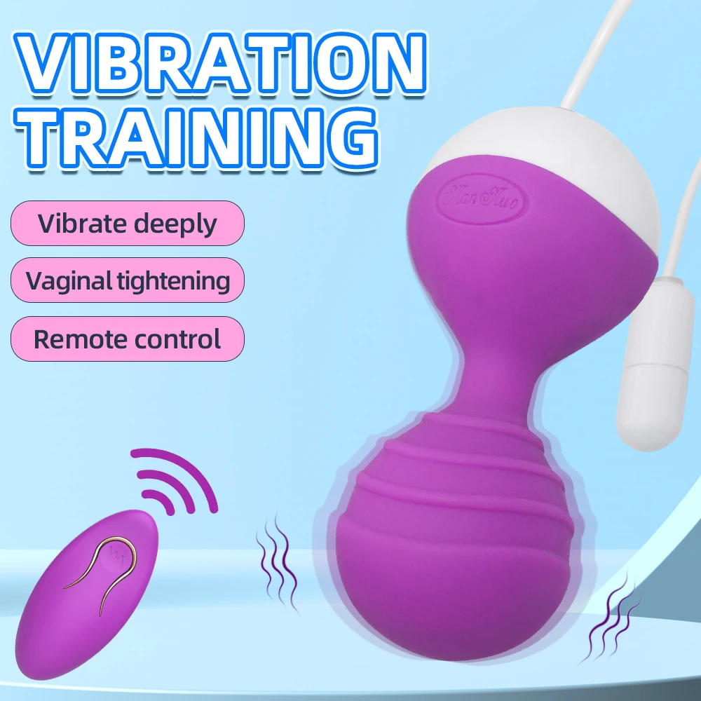 10 Speeds Kegel Ball Vaginal Tighten Exercise Trainer Ben Wa Wireless Remote Control Vibrating Eggs Vibrator Sex Toys for Women