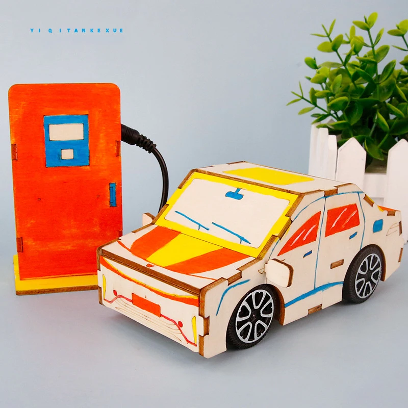 

Science And Technology Projects DIY Handicrafts New Energy Electric car Charging Stations Simulation STEAM Science Experiments