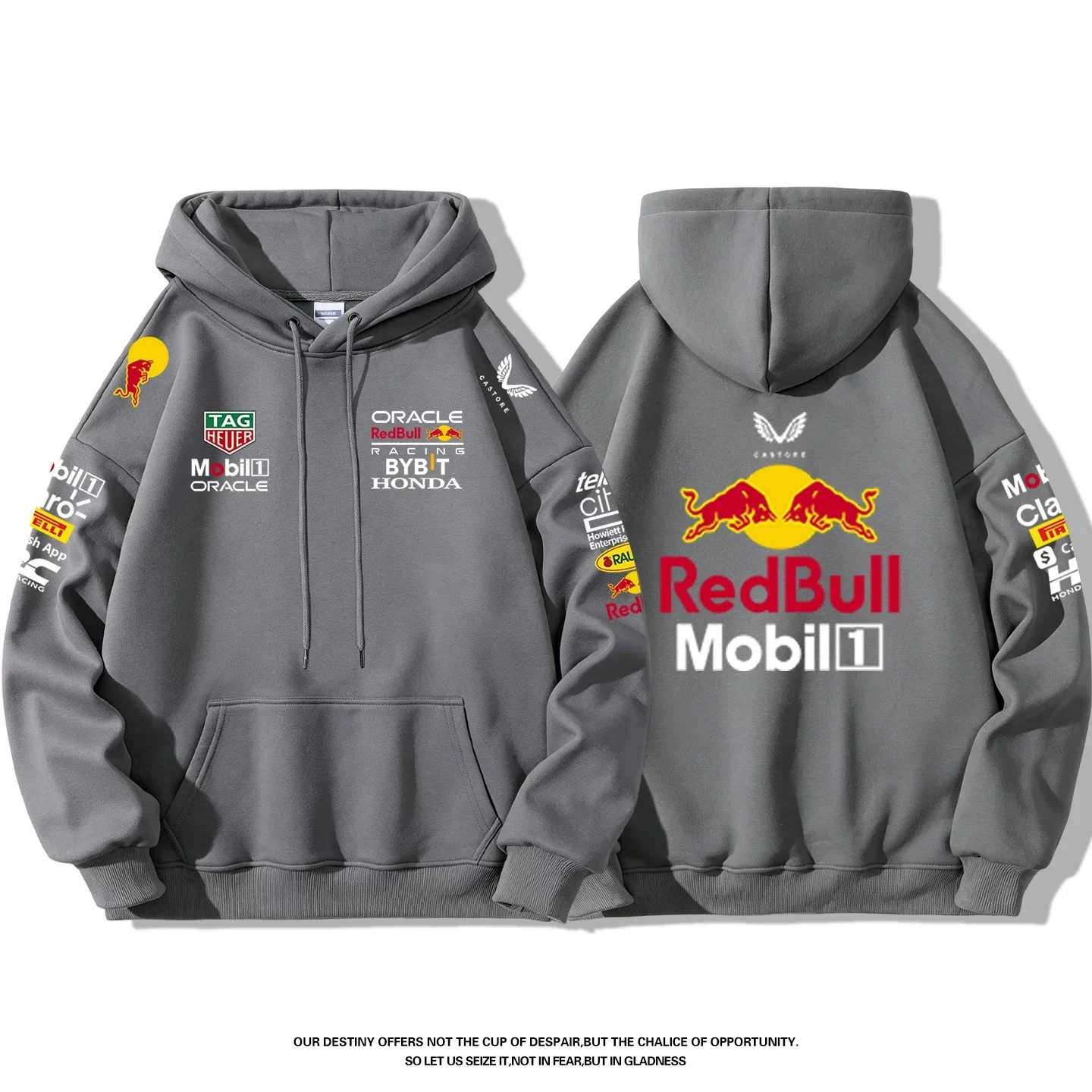 Red Bull Verstappen F1 racing team hoodie, autumn and winter motorcycle team clothing,  thin styles available