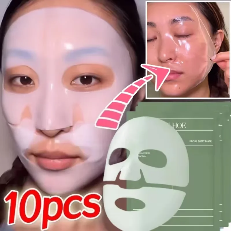 

Bio-Collagen Facial Mask Sea Kelp Real Deep Mask Anti-Wrinkle Firming Pores Anti Acne Moisturizing Repairing Brighten Skin Care