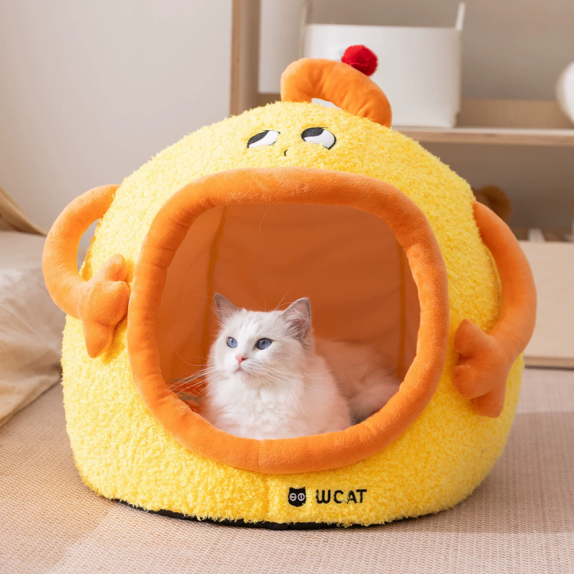 

Funny Dog Bed Pets Dogs Small Breeds Mat Cats Puppy Bedding Pet Products Fluffy Large Big Beds Accessories Baskets Accessory