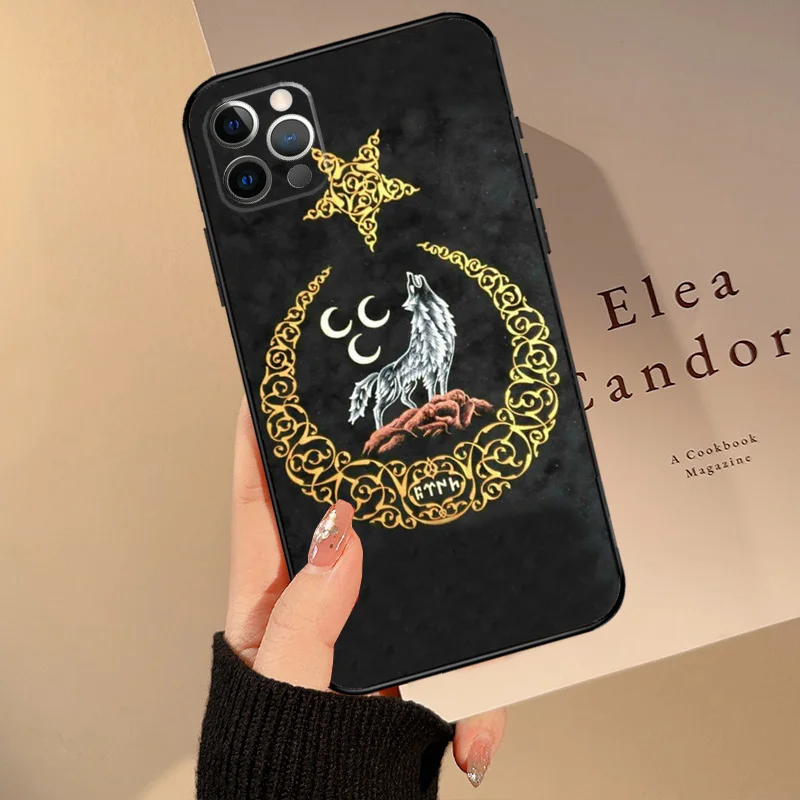 جمهورية تركيا العلم أنقرة الحال بالنسبة آيفون 16 15 14 13 12 11 17 برو ماكس 12 13 البسيطة 15 16 زائد 16e 17 الهواء الغطاء الخلفي #6