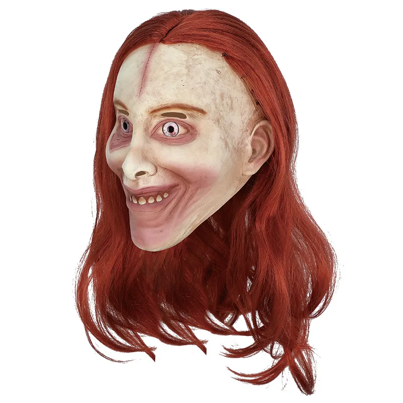 Braune Kostümperücke, dunkelrotbraune Perücke mit Seitenscheitel | Dunkelbraune Kunsthaar-Perücken für Frauen, Halloween-Party-Maske – Detail 6