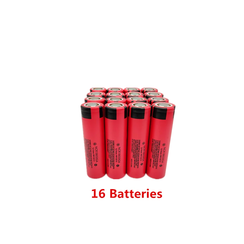 100% safe and durable, actual capacity 3.7V 18650 3000mAh lithium-ion NCR18650GA rechargeable multi-functional battery+charger