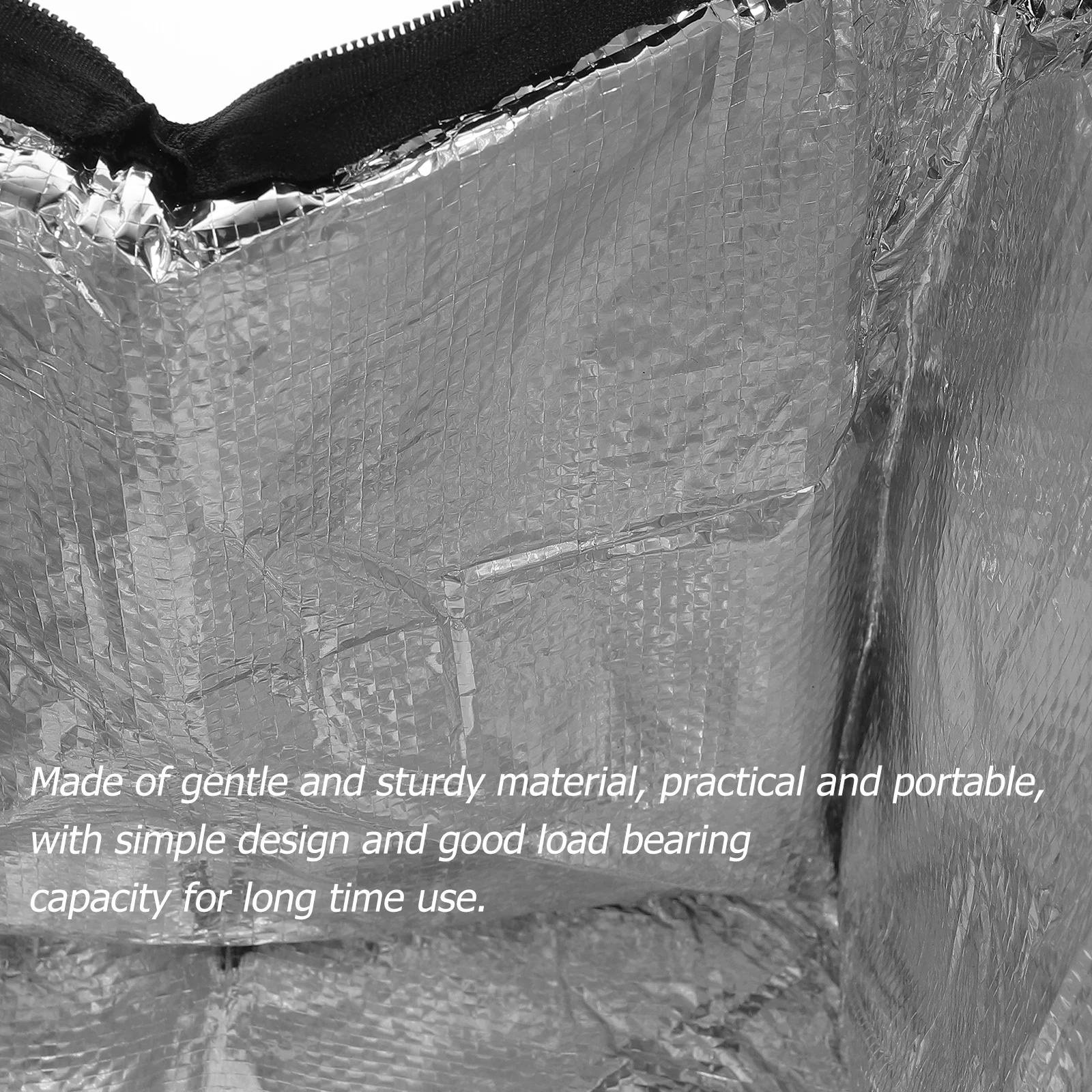 

Reusable Hot Food Delivery Bag Multi-Function Insulated Cooler Bag Thermal Food Carrier Portable Cooler with Lid