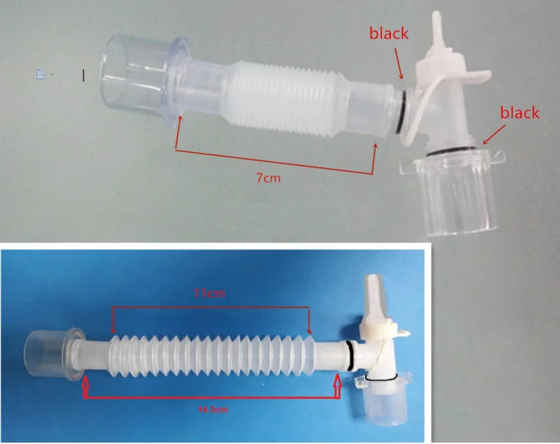 Factory Supply Expandable Corrugated Tube Medical Breathing Circuit Catheter Mounts