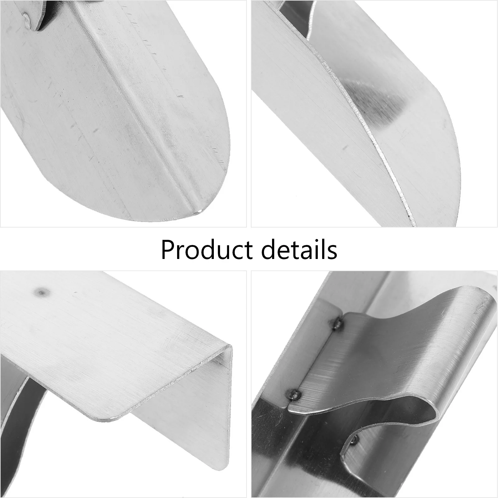 2Pcs Drywall Corner Trowel Steel Ergonomic Design for Easy Plastering Internal External Wall Corner Mudding Scraping