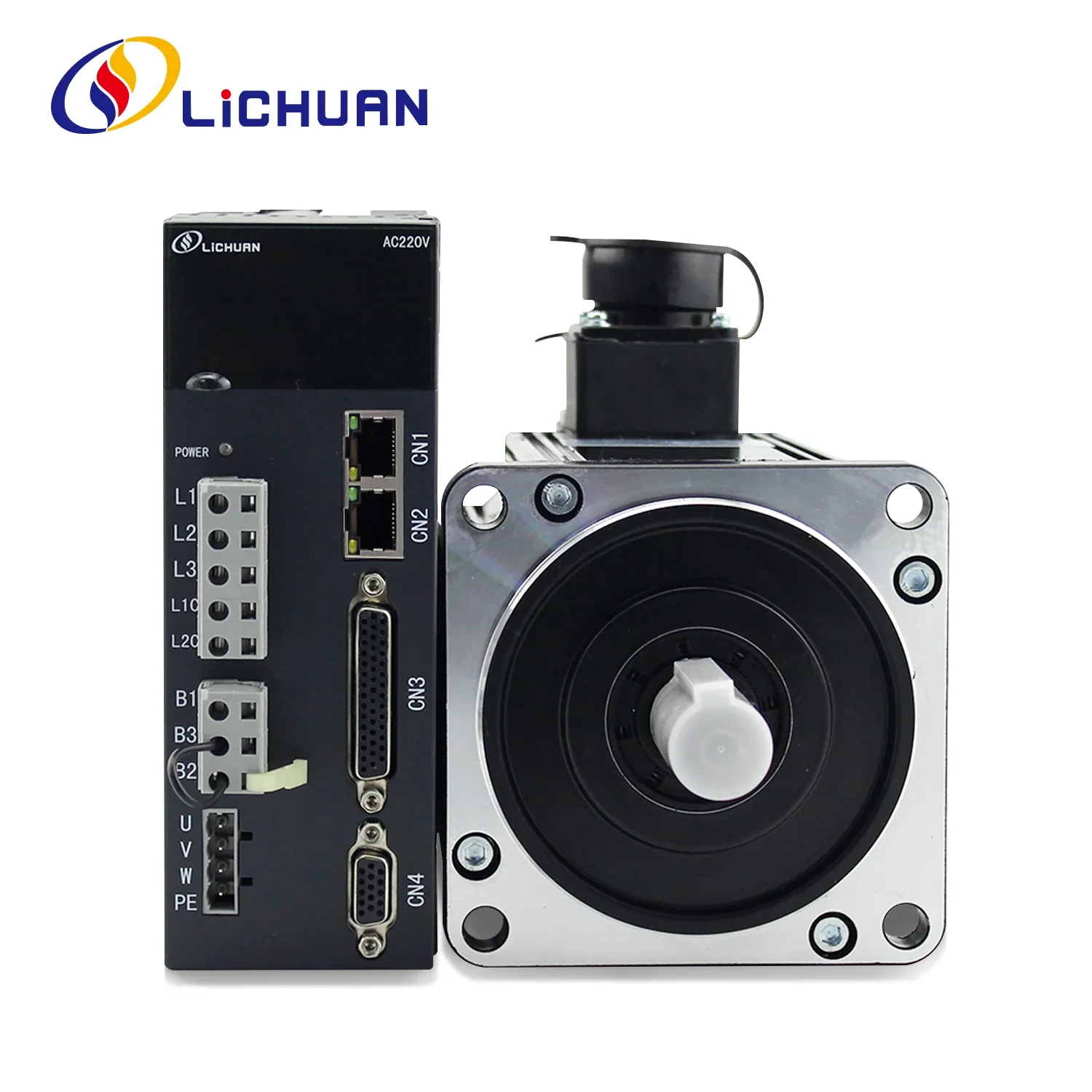 

2026 Lichuan 110st 1200W/1500W/1800W 220V AC Servo Motor 2500ppr Encoder 3000RPM Servo Driver Motors for CNC Machine Lathe