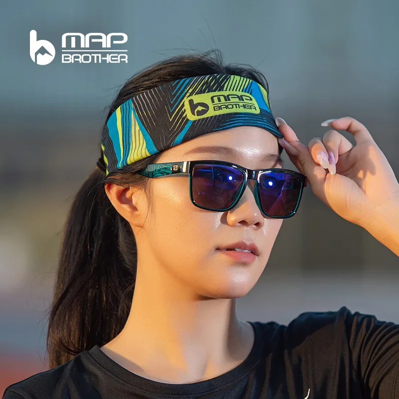 MAP BROTHER Multifunction Sports Headwear Headband Outdoor Off-road Cycling Sweat Absorbent Sunscreen Mask Breathable Face Cover