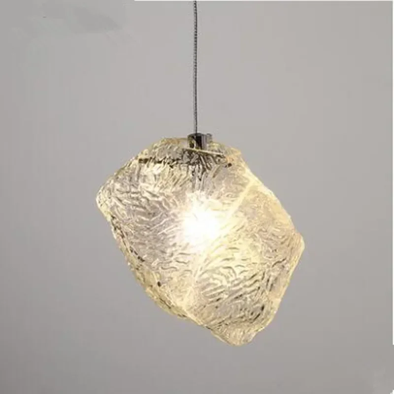 

Nordic Lava Ice Chandelier INS Popular Glass Bedside Light Indoor Living Room Dining Hall Bar Cafe Kitchen Creative Hanging Lamp