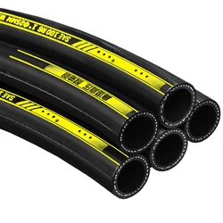 1M/2M ID6.5-25mm Heat-resistant Steam Water Diesel Pipe High Temperature Resistant Explosion-proof Rubber Hose Oil Hose