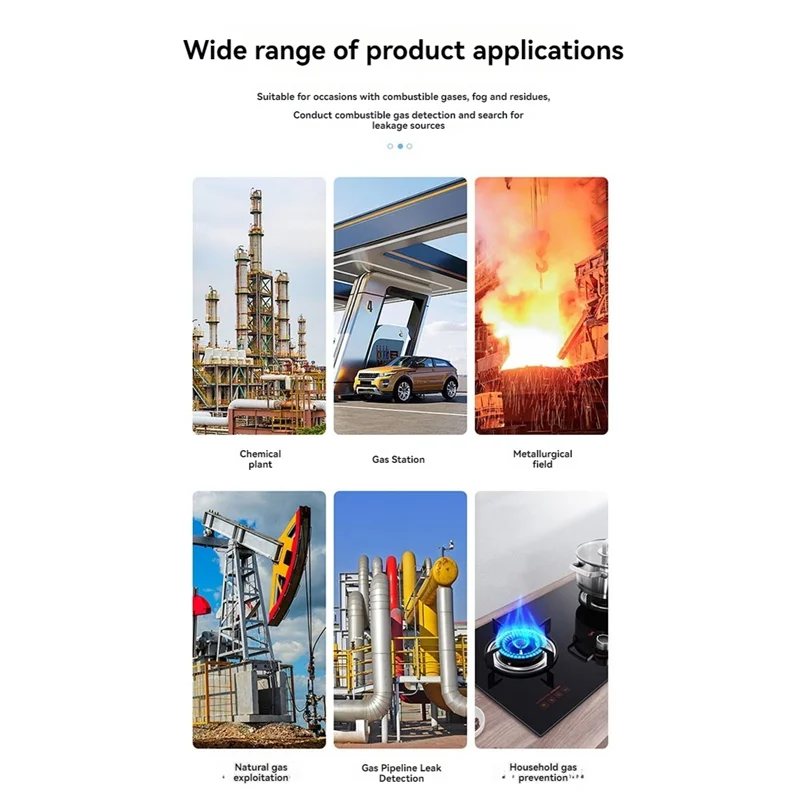 Detector de vazamento de gás portátil natureza detectores de gás metano hexano propano sniffer para casa/ao ar livre-AA80