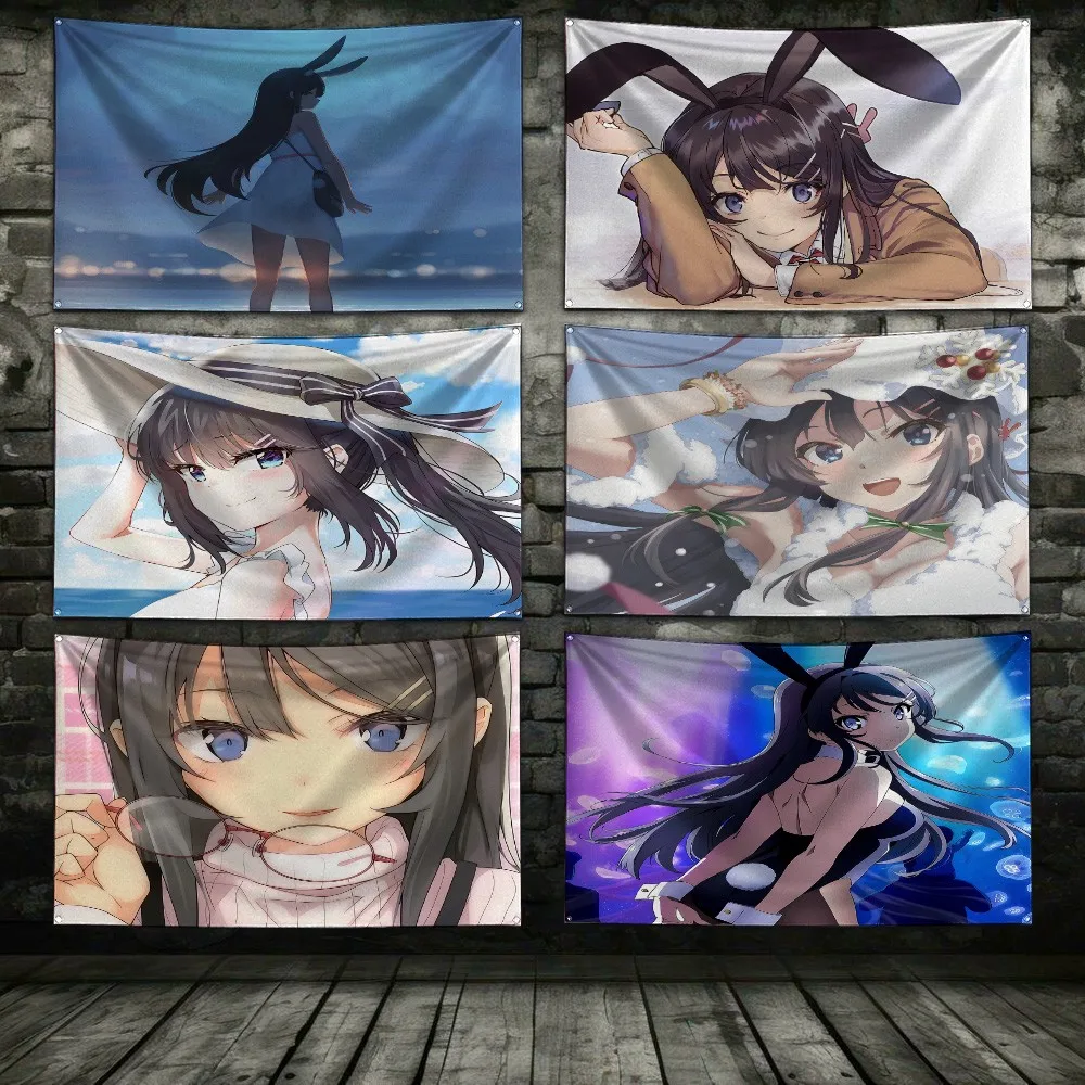 S-Sakurajima Rice Flag 3X5 Ft Personalized Flags Design Your Image Funny Tapestry Poster Dorm Room, Living Room, Bedroom