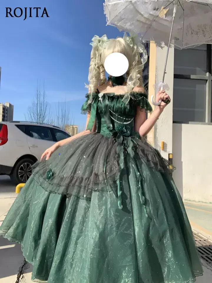 

Forest Style Lolita Dress Evening Gown for Women 2025 New High-end Floral Wedding Princess Birthday Dress Coming-of-Age Ceremony