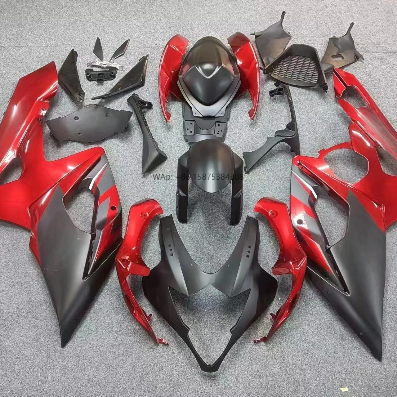 

Оптовый комплект обтекателя мотоцикла для GSXR1000 K5 2005-2006 GSX-R 1000, полный ABS обтекатель, комплект пластиковых деталей кузова