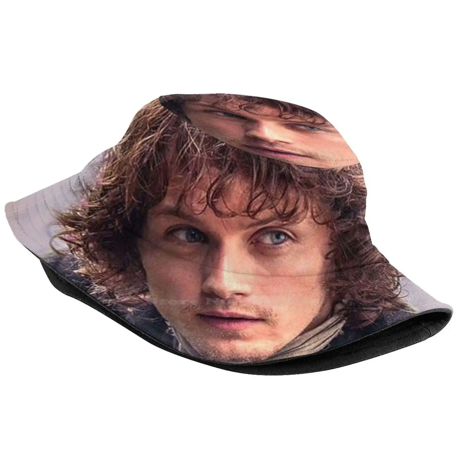 Sam Heughan Uv Protection Foldable Bucket Hats Women Men Sam Heughan Actor Movie Legend 80s Vintage Artis Gym The