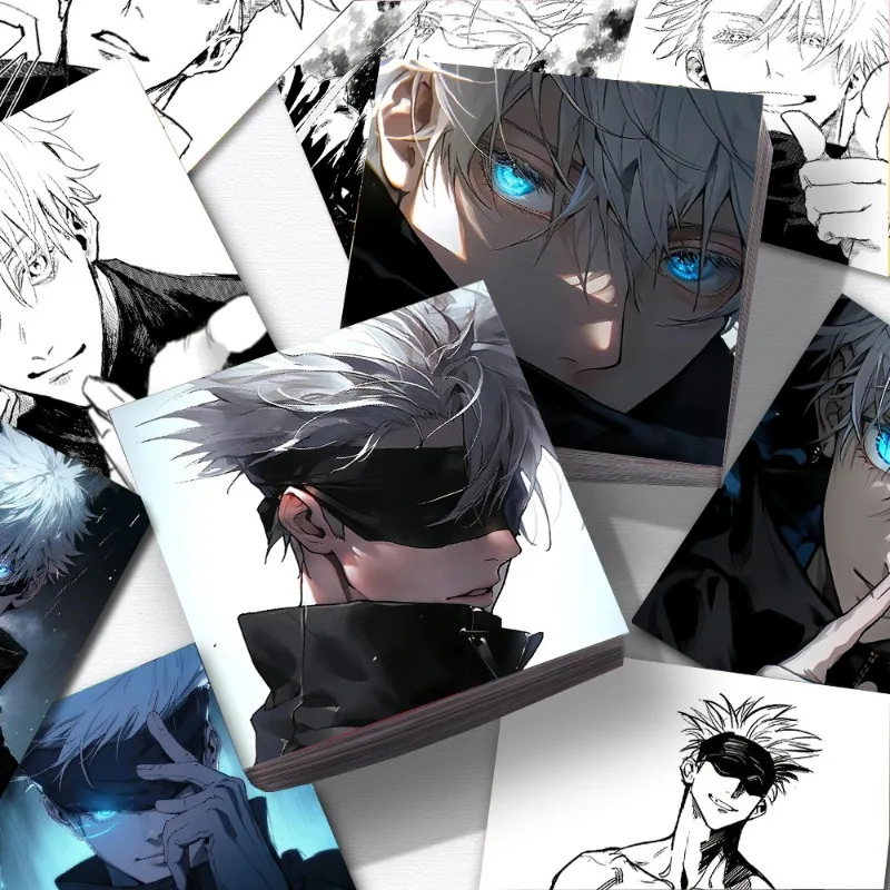 70 قطعة ملصقات Jujutsu Kaisen Gojo Satoru مقاوم للماء أنيمي الكرتون الشارات الإبداعية DIY بها بنفسك الهاتف المحمول زجاجة الأمتعة الديكور