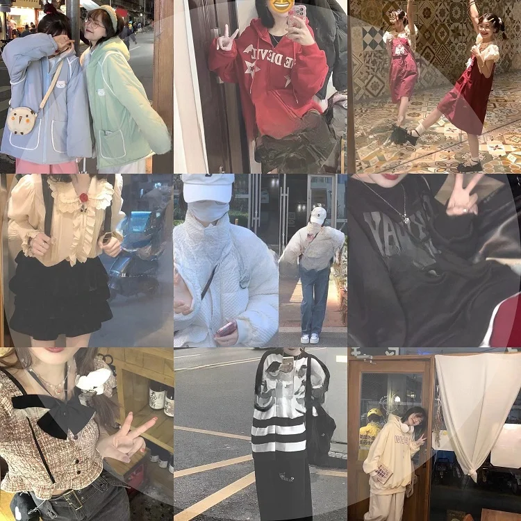 

Зимнее пальто-хлеб, толстовка из Европы, милые дефекты, свободный крой, обычная длина, длинный воротник-стойка, одинарный ...