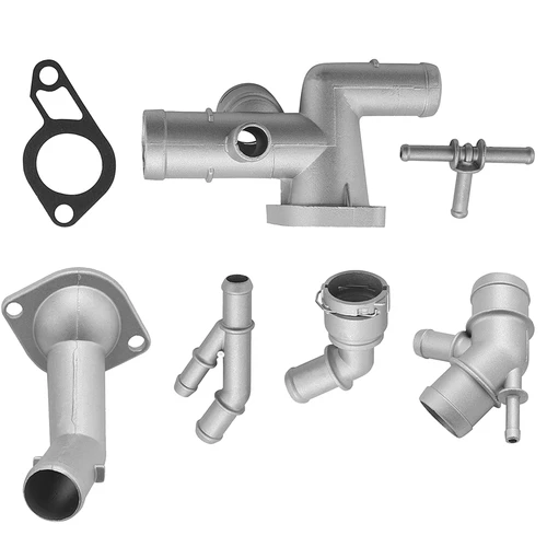 Kits de conectores de manguera de brida de refrigerante de motor de aluminio, 7 Uds., 06A 121133 J Para Golf MK4 Jetta 1.8T TT 2000-2005 1J 0121087 C