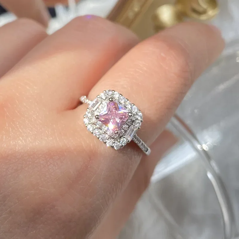 MDLFES مويسان الماس نمط أمازون جديد أوروبا وأمريكا الأميرة الوردي مشع آش الدائري