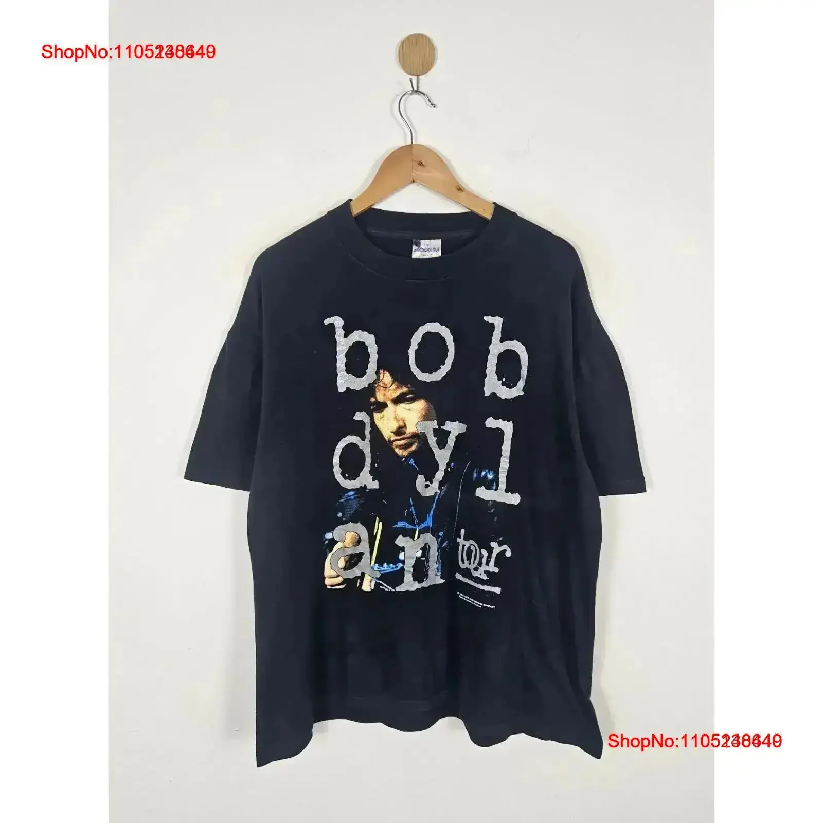 

Vintage Bob Dylan 1992 tour tee shirt Washed streetwear Stretched homme Stylish Top For Everyday Wear designer clothes vintage