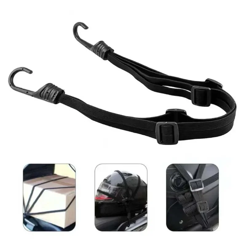 Motorcycle Helmet Luggage Rope Shelf Binding Belt Elastic Binding Rope Elastic Fixing Rubber Band Moto Equipments Accessories