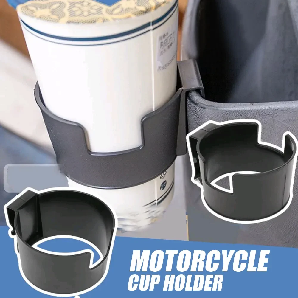 1Pc Car Water Cup Anti-fall Beverage Holder Portable Hanging Motorcycle Car Door Drink Holders Lightweight Mount Auto Organizer