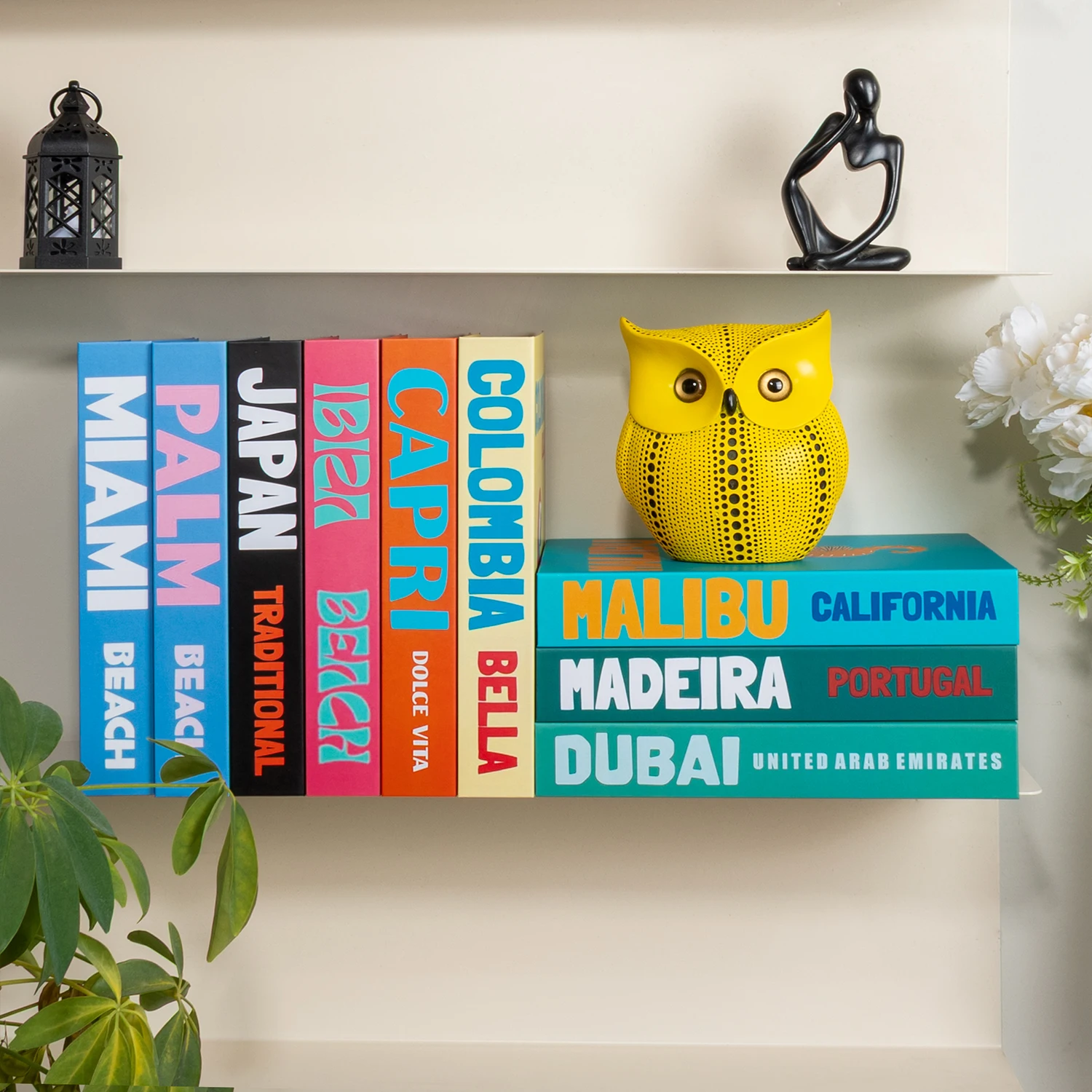 Fashion Travel Series Fake Books Decoration Living Room Aesthetics Prop Books Decorations Coffee Table Ornaments Additional