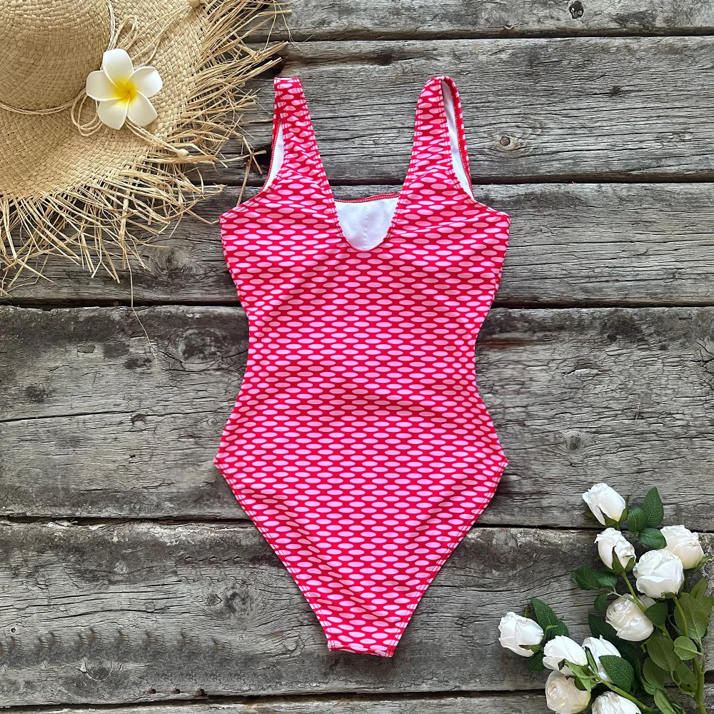 2023 جديد قطعة واحدة ملابس السباحة مثير الكرتون المطبوعة ملابس النساء المايوه الشاطئ عارية الذراعين Monokini ملابس السباحة الإناث